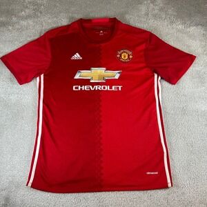Adidas Manchester United 2016-17 Home Jersey Martial 11 Red Men's Large AI4411